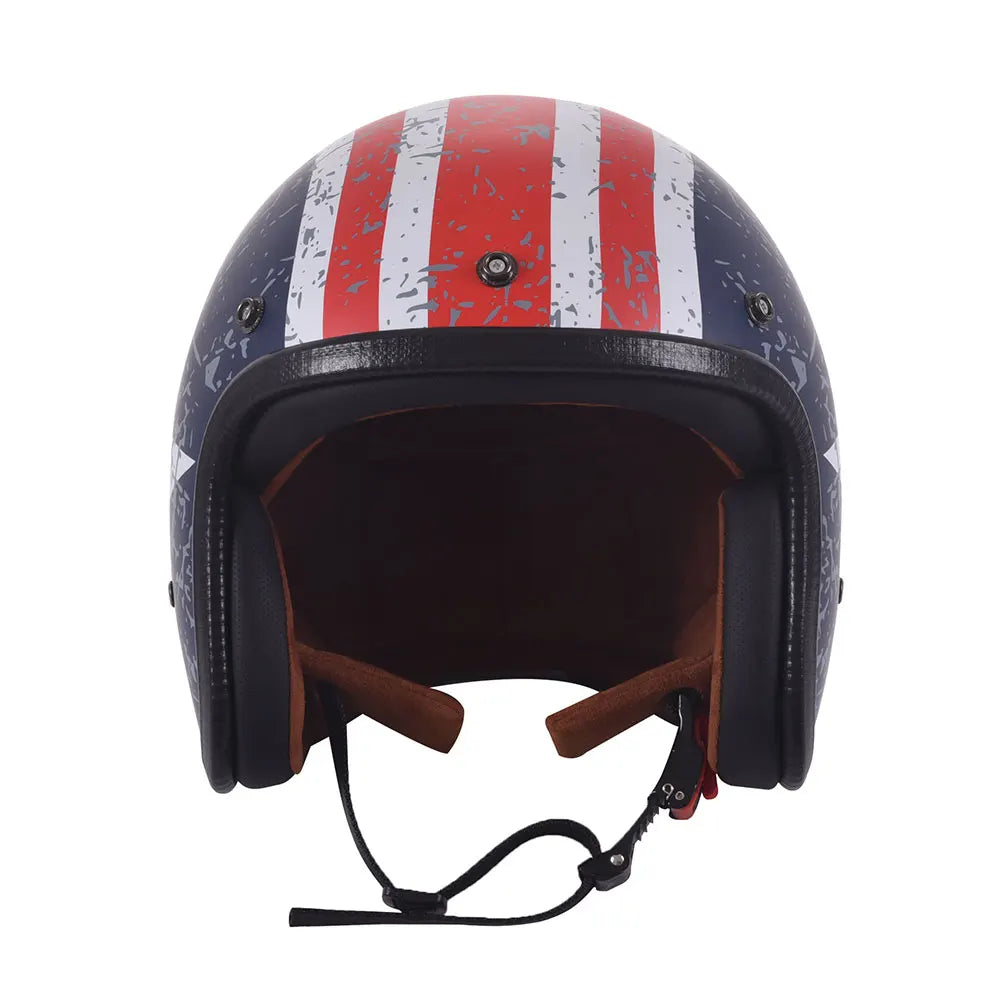 full face captain america motorcycle helmet Vintage Captain America' Open Face DOT Motorcycle Helmet – The Bikers Bounty