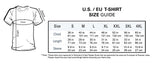 Motorcycle Biker T-Shirt Custom Design Size Chart US / Euro Sizes Limited Edition Tees