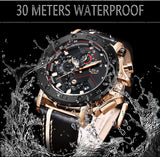 Men's Luxury Quartz 'Sports Chronograph' Watch