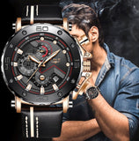Men's Luxury Quartz 'Sports Chronograph' Watch