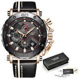 Men's Luxury Quartz 'Sports Chronograph' Watch
